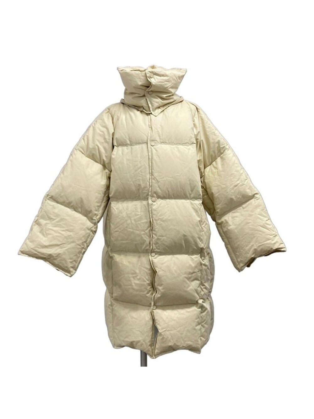 Bottega Veneta Down Coat Ivory Winter Cotton S